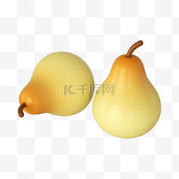 冰糖葫芦的花样图片_3DC4D立体水果葫芦梨
