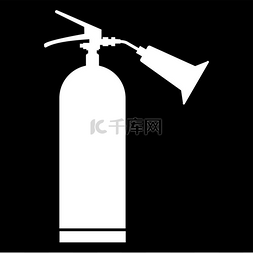 火安全标志图片_灭火器图标。