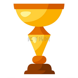 胜利的金杯图片_金杯插图体育或企业比赛的奖项或