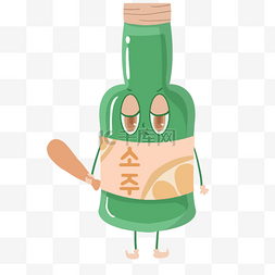 烧酒瓶图片_生气的韩国烧酒瓶