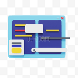 首页海报春上新图片_3DC4D立体网页网站首页