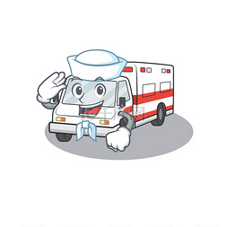 救护图标图片_戴礼帽的救护员吉祥物设计