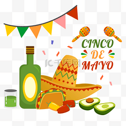 mayo图片_在Cinco de Mayo节日在墨西哥的墨西