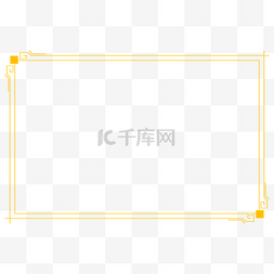 中式传统烫金图片_中式简约年节烫金边框