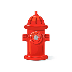 城市建筑背景图图片_图标的消防栓