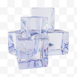 3DC4D立体透明冰块
