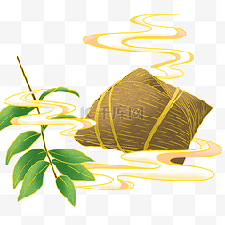 粽子绿图片_国风端午粽子食物