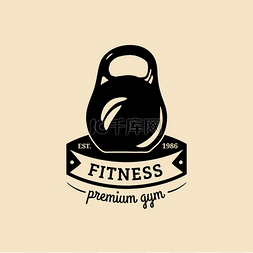 健身健身房徽标