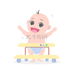 baby儿童图片_宝宝学会走路用婴儿学步车