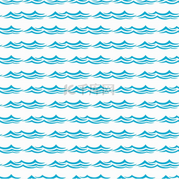 水波浪的背景图片_海浪和海浪的无缝模式织物或纺织