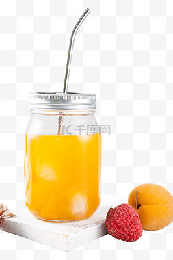 冰镇冷饮橙汁