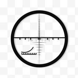 准星目标图片_狙击步枪瞄准环瞄准镜图片