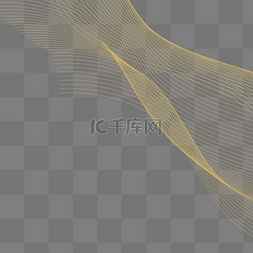 线条漂浮金色图片_金色漂浮线条曲线渐变