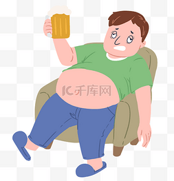 中年肥胖图片_中年男性啤酒肚