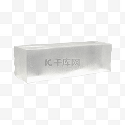 3D立体冰块长形冰块