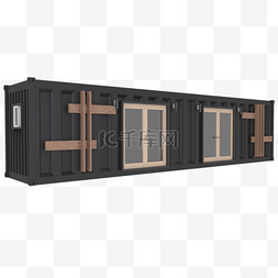 集装箱活动房图片_3DC4D立体集装箱箱房