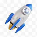 3DC4D立体宇宙太空火箭发射