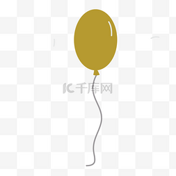 黄色简单装饰图片_黄色气球装饰