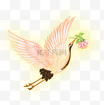 仙鹤图的布局构图以及基本画法-酷画网