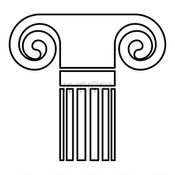 希腊罗马建筑图片_柱子古风仿古古典柱子建筑元素柱