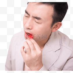 牙疼口腔口腔溃疡疼痛男性