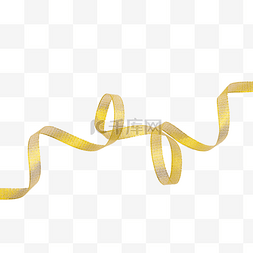 金黄色的彩带图片_金色彩带飘带
