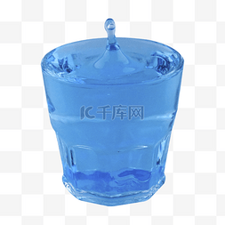 无色无味水液体透明水杯