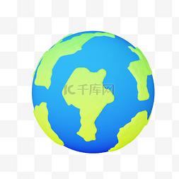 3DC4D立体地球地理