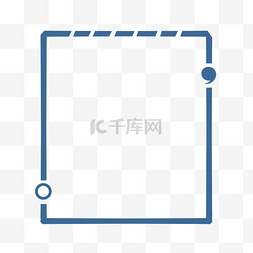 极简引号对话框边框