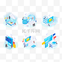 高尔夫球logo图片_25d科技图标套图