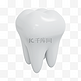 3DC4D立体洁白牙齿