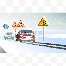您好图片_冬季运输问题。您好冬季背景.