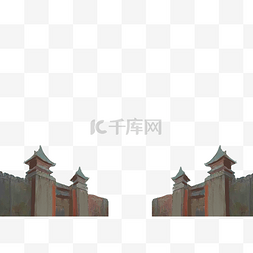 正定古城墙图片_古城墙古建筑