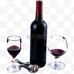 酒吧酒瓶酒杯图片_红酒红酒瓶玻璃杯开瓶器
