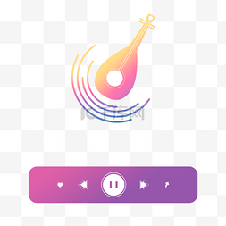 音乐播放器琵琶乐器