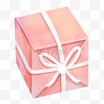 粉色礼物盒节日礼物盒子蝴蝶结