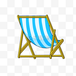 折叠沙滩椅剪贴画