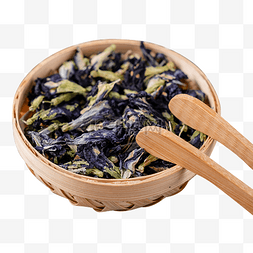 花茶茶饮图片_茶艺茶饮蝶豆花花茶茶干