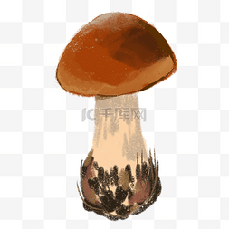 蘑菇造型图片_蘑菇童话风格水彩图案