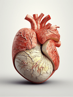 科技感心图片_心脏人体器官3D元素