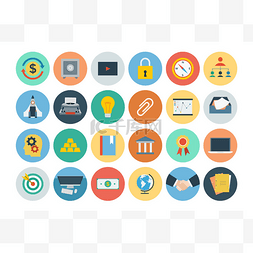 Office Flat Icons 5