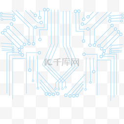 电路板芯片图片_矢量蓝色简单技术芯片纹理