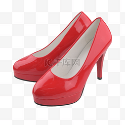 高跟鞋女装时尚红色