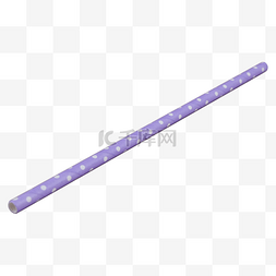 一次性纸质紫色吸管纸管