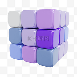 立方体方块图片_3DC4D立体魔方方块