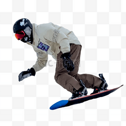 滑雪单人滑雪冬季人物