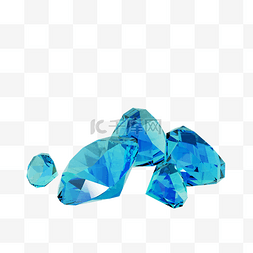 钻石宝石水晶图片_3DC4D立体水晶石钻石