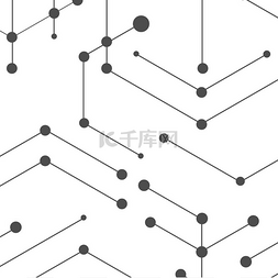 连接分子图片_矢量六边形连接和社交网络线条和