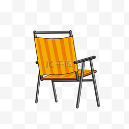 阳光沙滩躺椅剪贴画