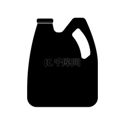 润滑油汽车图片_装有机油和燃料图标的罐头。